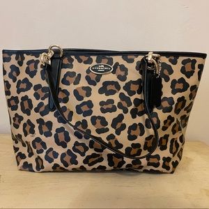 This adorable Coach Cheetah print purse ! Like new, very clean !